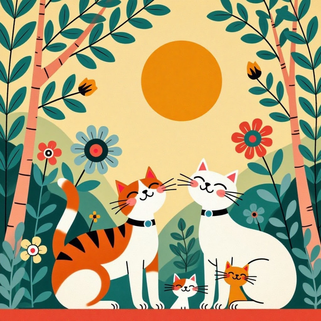 sun and catcat on Tensor.Art
