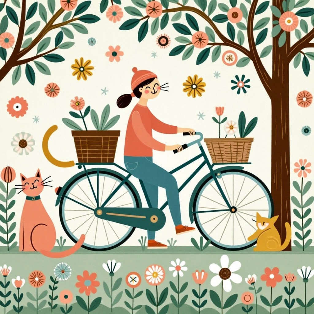 bike and catcat on Tensor.Art