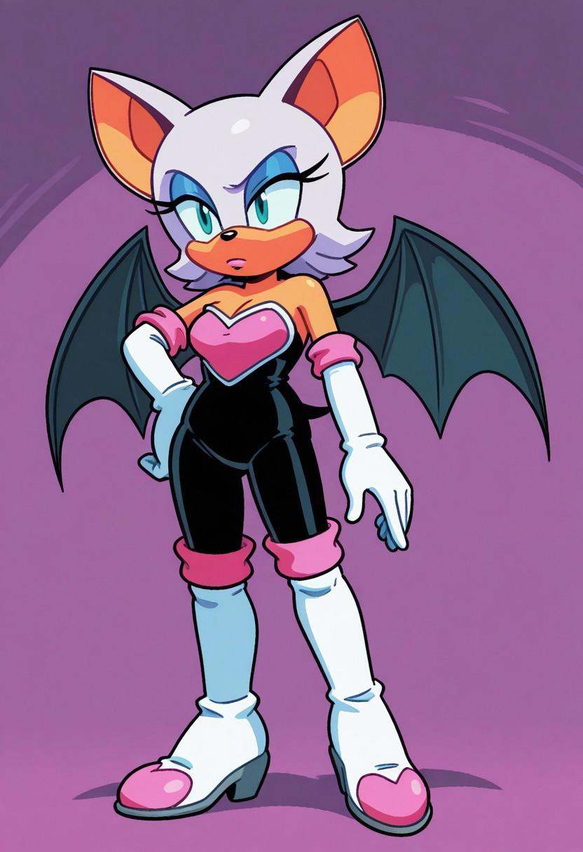 idwrouge,  solo,  bat wings on Tensor.Art