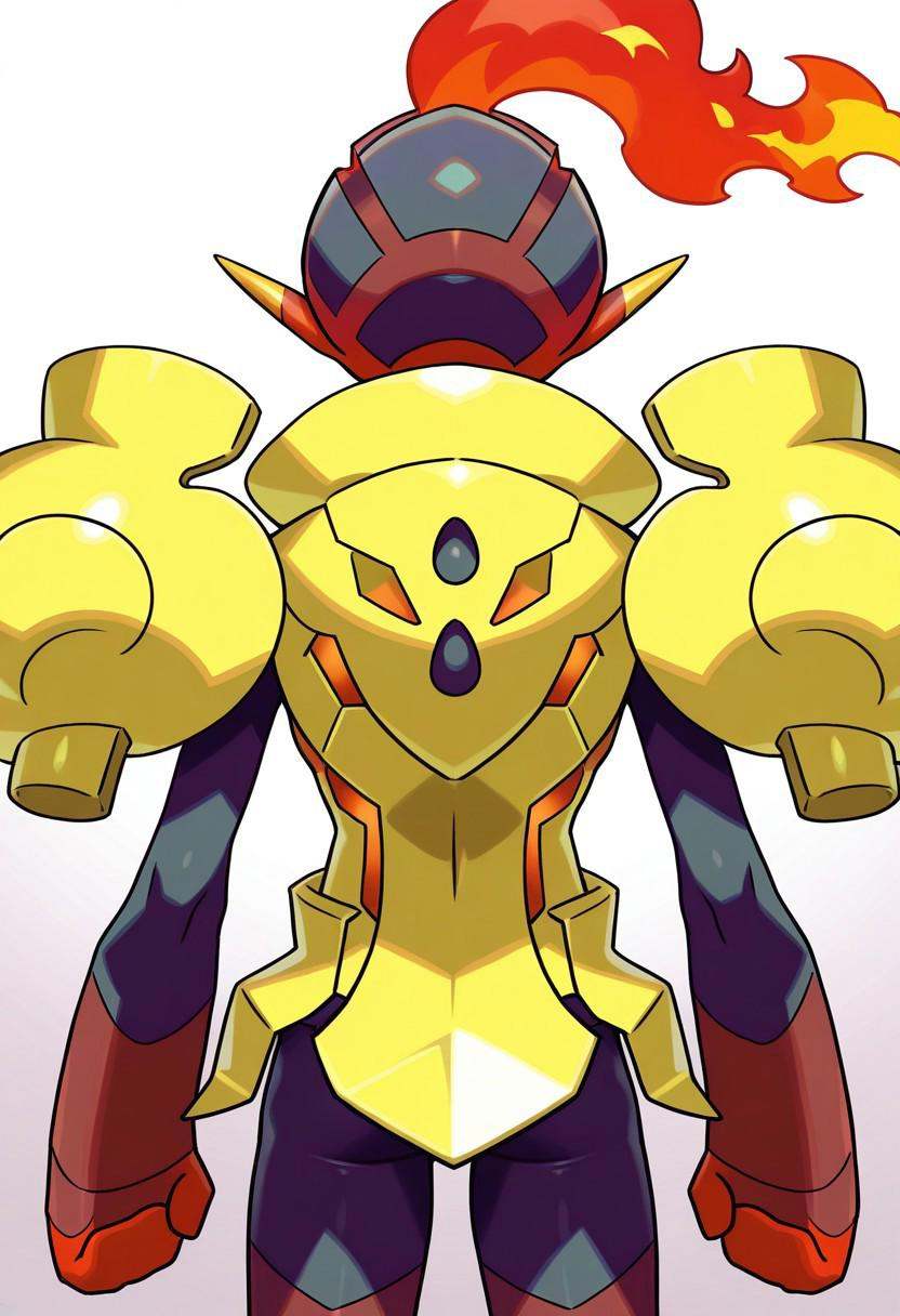 pokemon,  armarouge,  back view on Tensor.Art