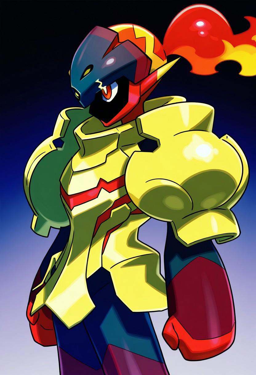pokemon,  armarouge,  side view on Tensor.Art