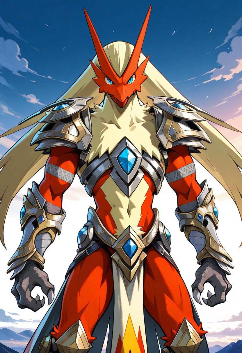 solo,  blaziken,  hierarch armor on Tensor.Art