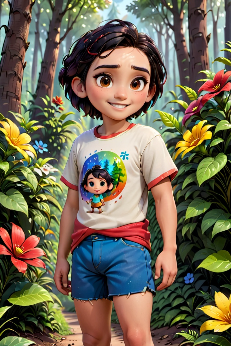 ultra-detailed,  disney pixar style,  1boy on Tensor.Art