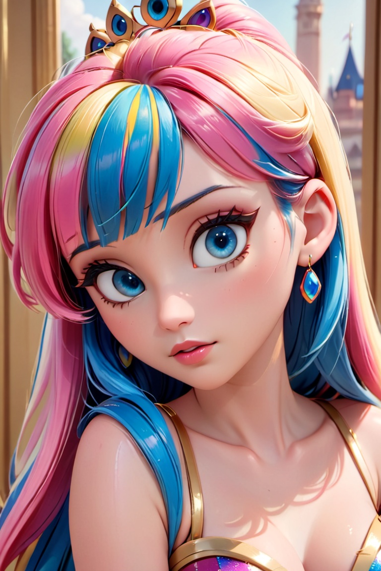 ultra-detailed,  disney pixar style,  1girl on Tensor.Art