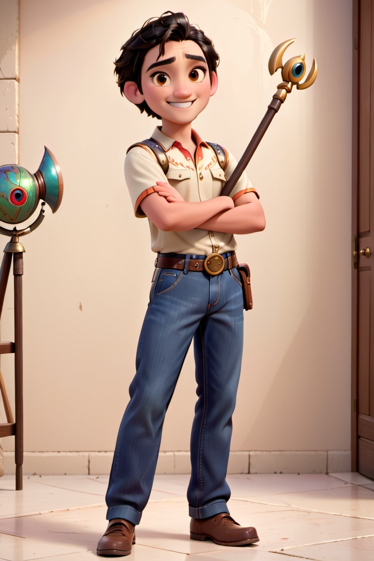 ultra-detailed,  disney pixar style,  1boy on Tensor.Art