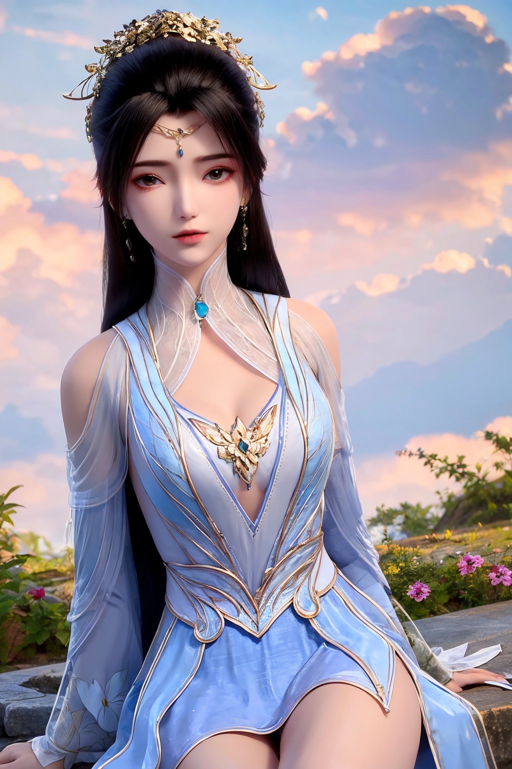 1girl,  solo,  long hair on Tensor.Art