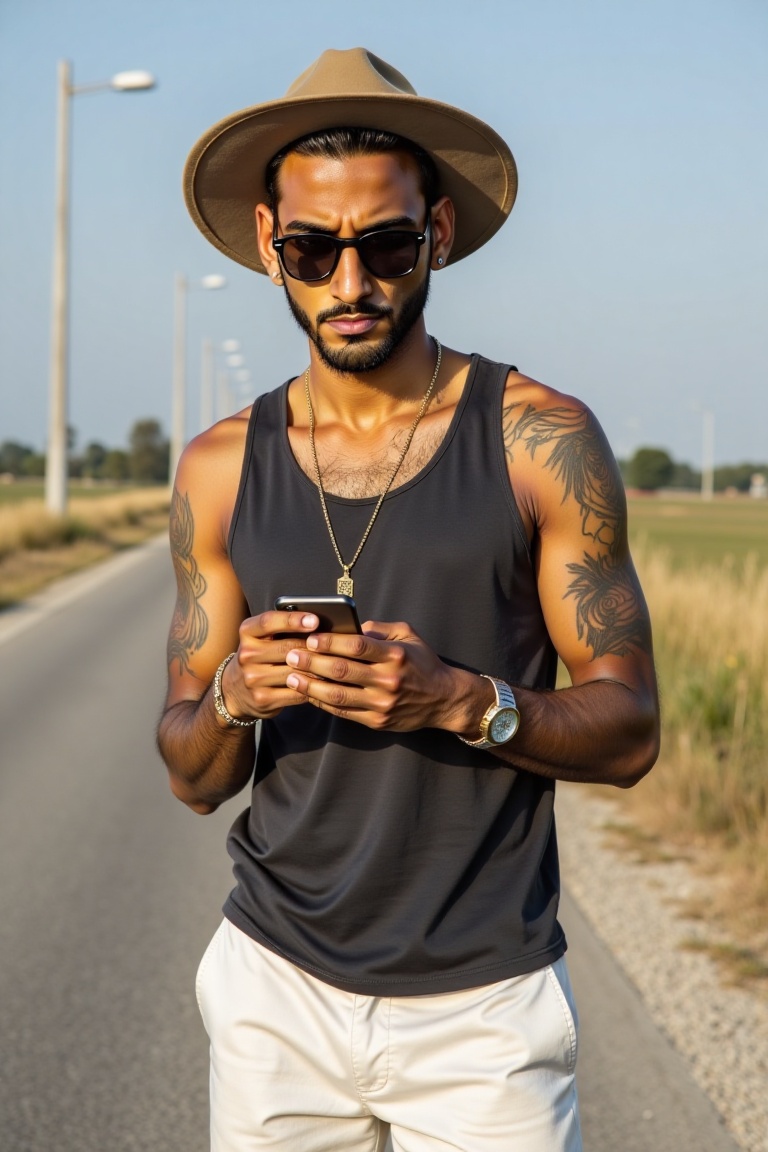 solo,  1boy,  hat on Tensor.Art