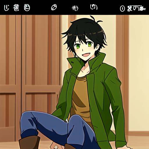 anime screenshot,  anagakuro,  he is a **** boy on Tensor.Art