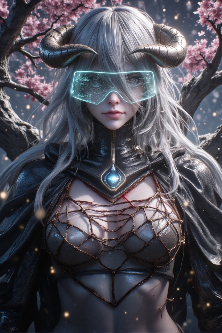 An apex dark devil evil necromancer,  surrealism art,  white slivery hair on Tensor.Art
