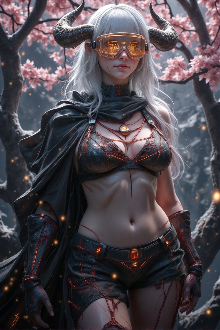 An apex dark evil devil necromancer,  surrealism art,  white slivery hair on Tensor.Art