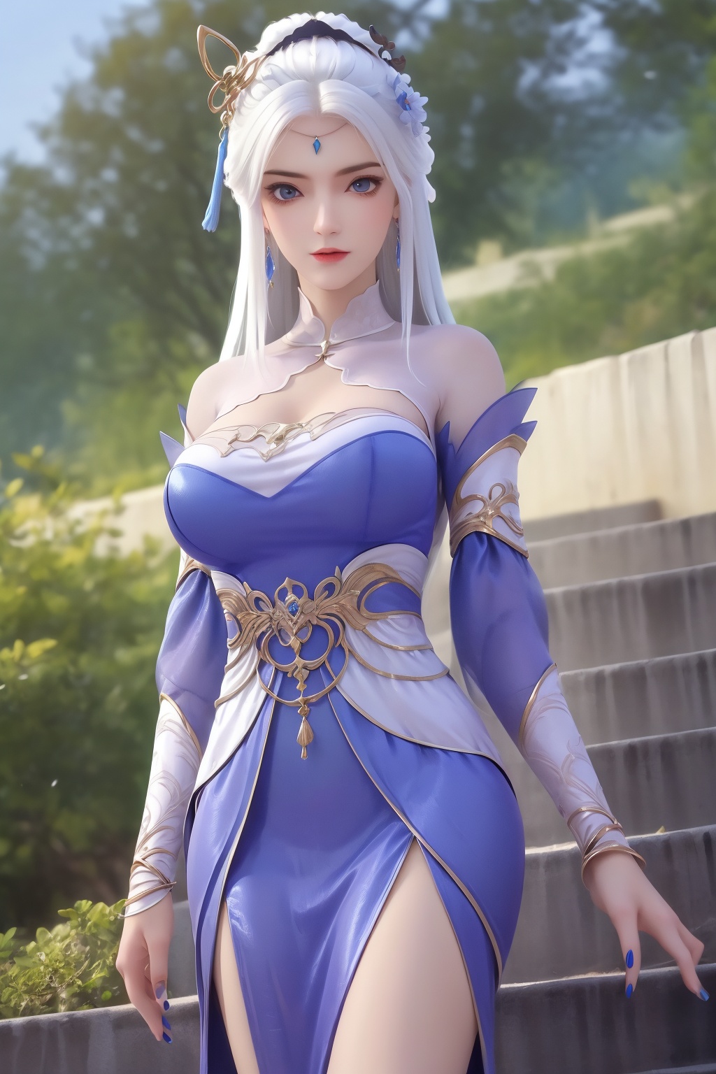1girl,  solo,  long hair on Tensor.Art