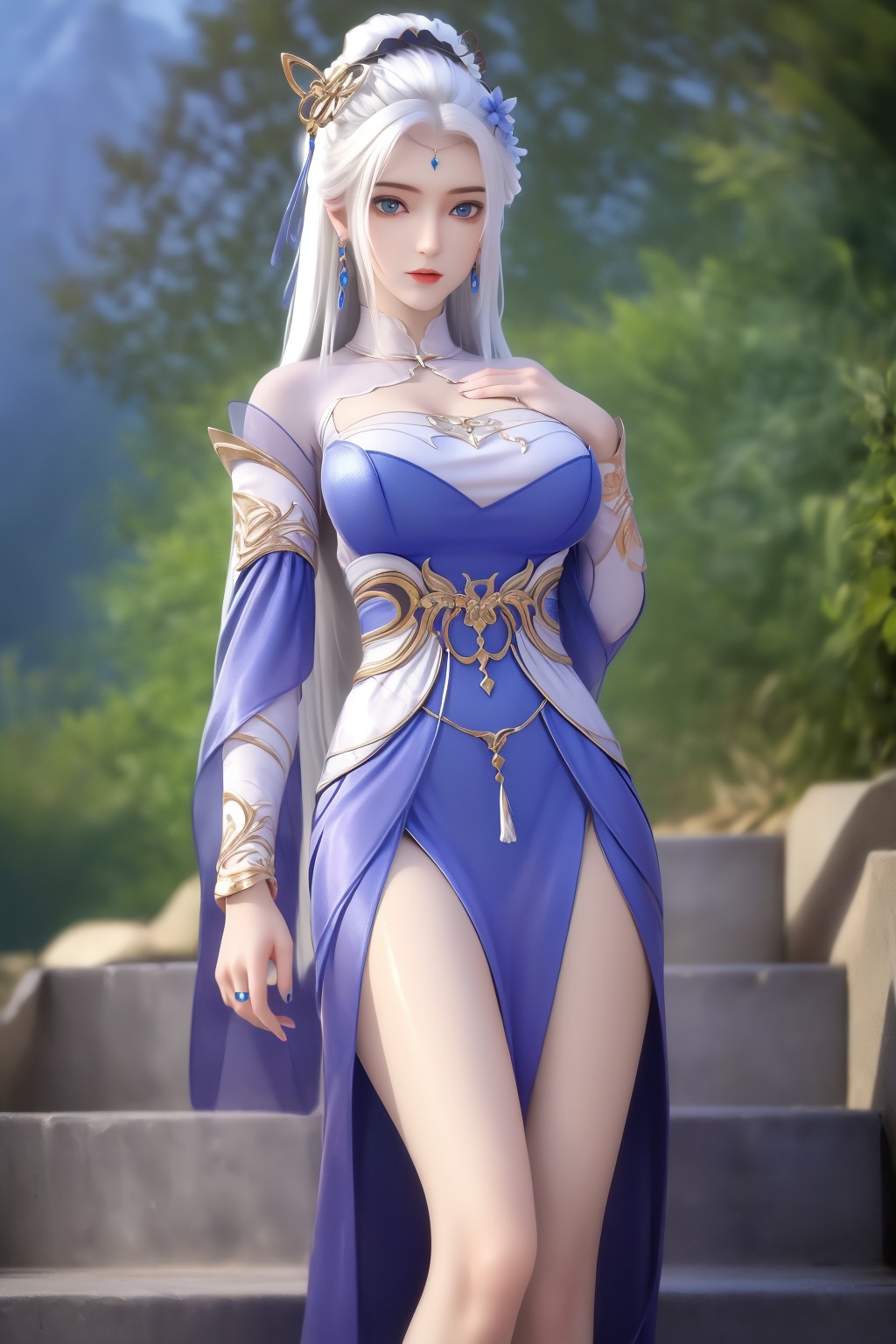 1girl,  solo,  long hair on Tensor.Art