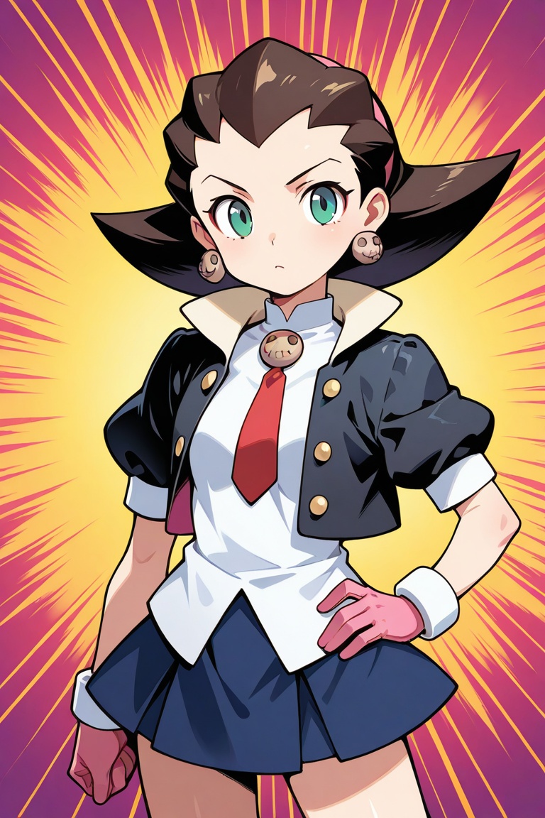 Tron Bonne,  black jacket,  white shirt on Tensor.Art