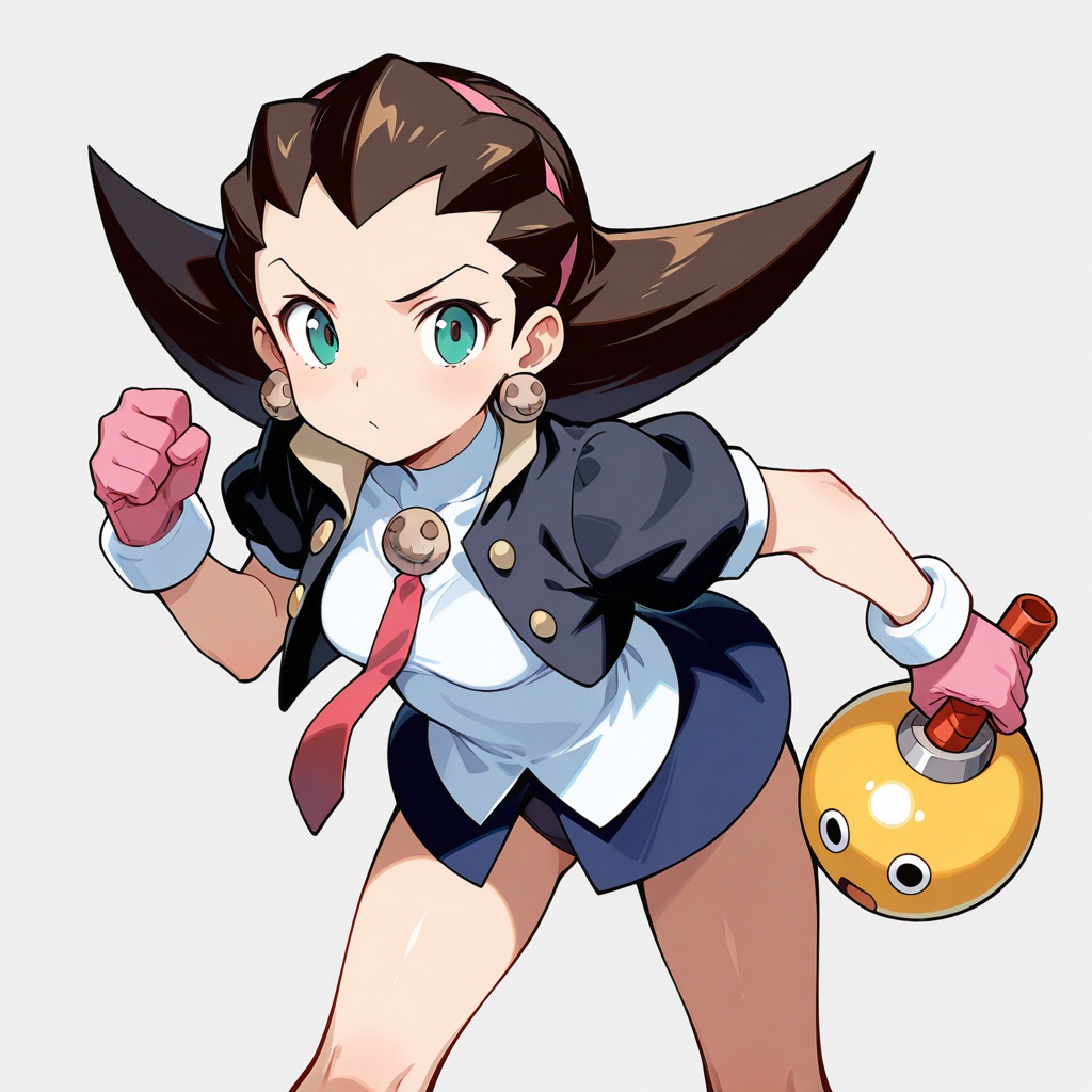 Tron Bonne,  black jacket,  white shirt on Tensor.Art