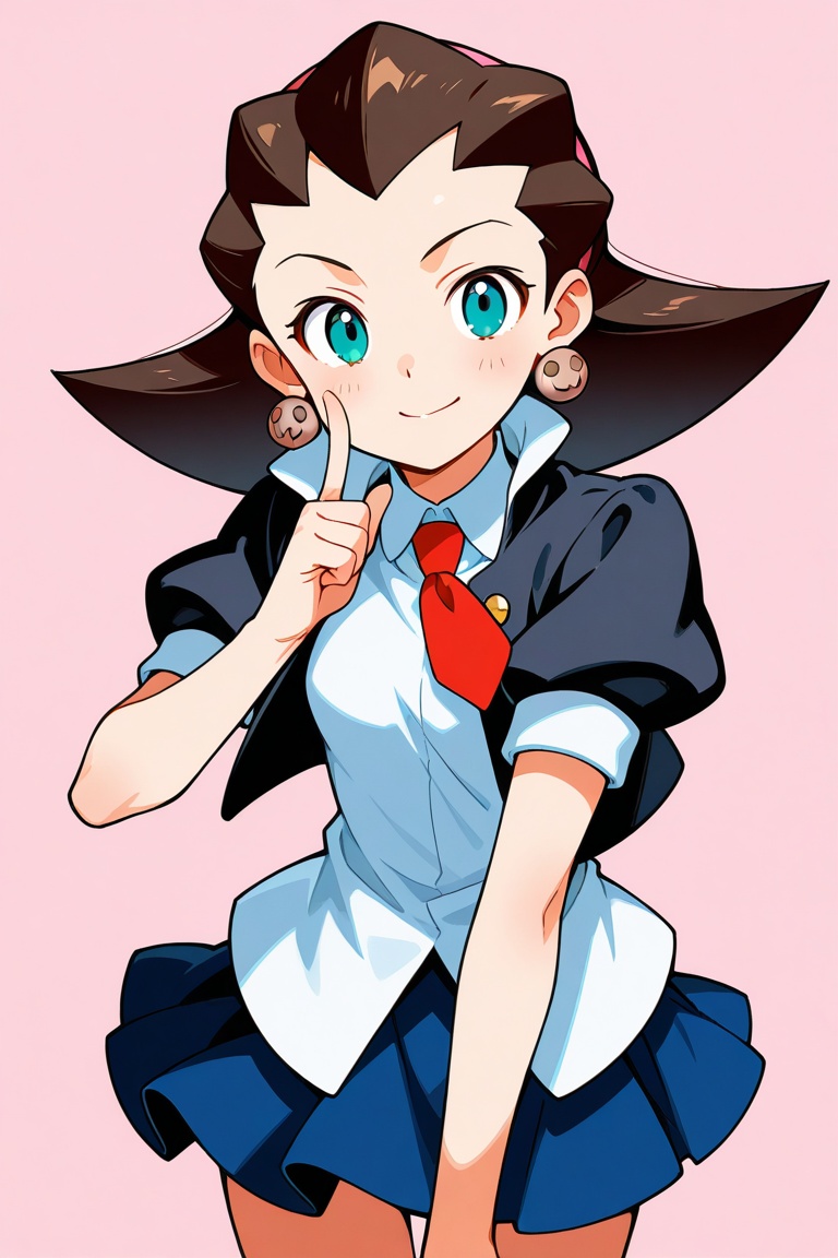 Tron Bonne,  black jacket,  white shirt on Tensor.Art