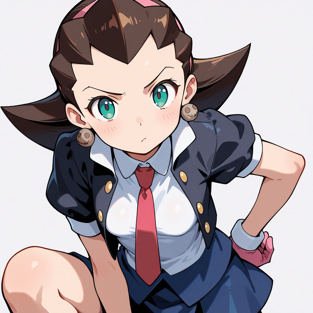 Tron Bonne,  black jacket,  white shirt on Tensor.Art