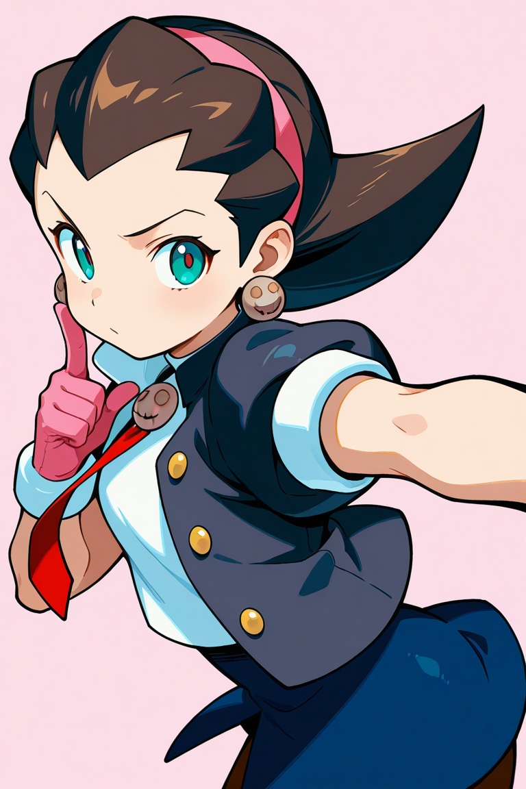 Tron Bonne,  black jacket,  white shirt on Tensor.Art