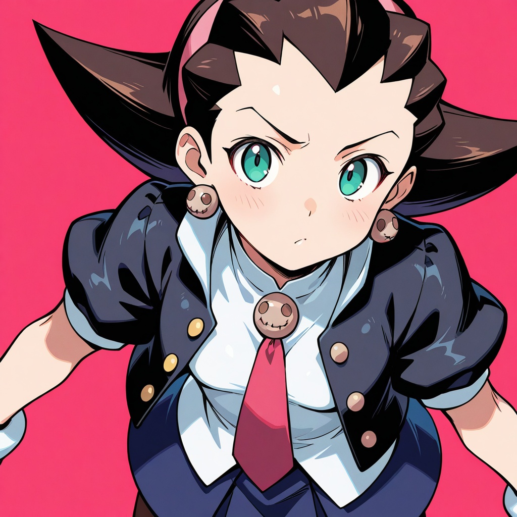 Tron Bonne,  black jacket,  white shirt on Tensor.Art
