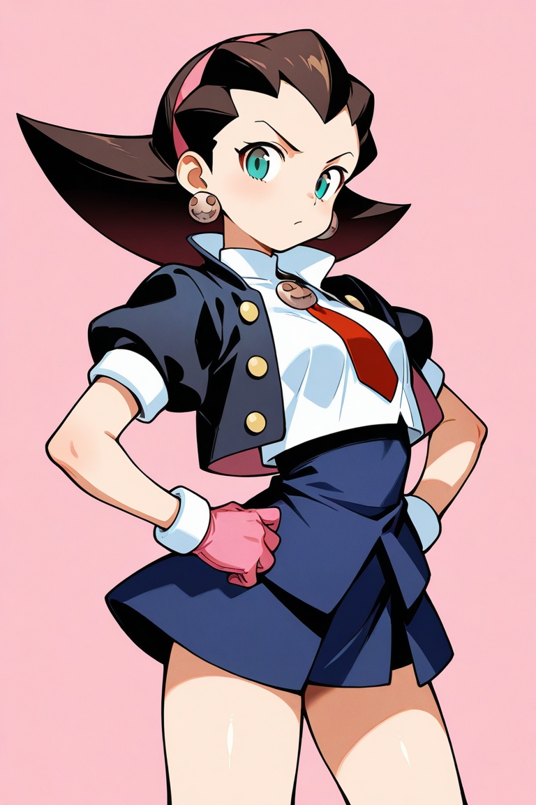 Tron Bonne,  black jacket,  white shirt on Tensor.Art