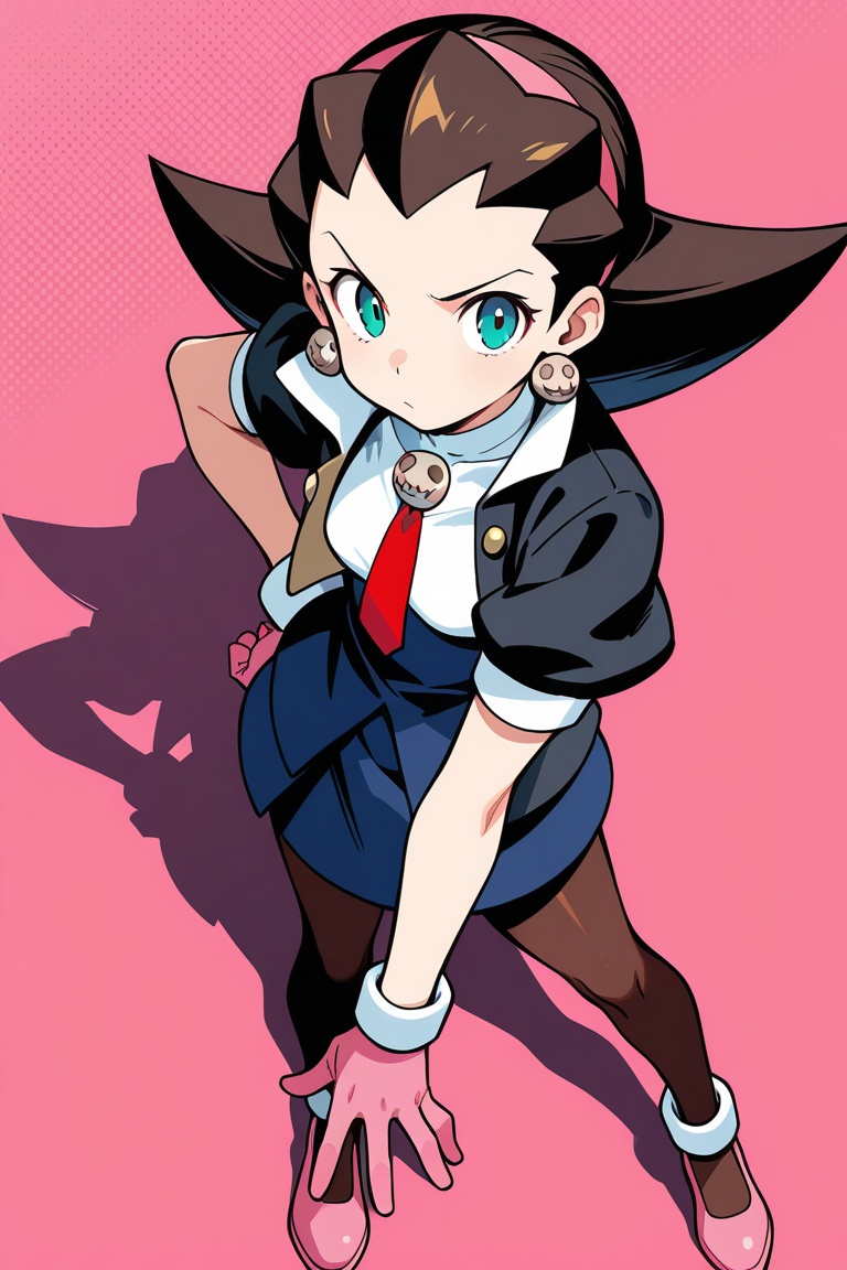 Tron Bonne,  black jacket,  white shirt on Tensor.Art