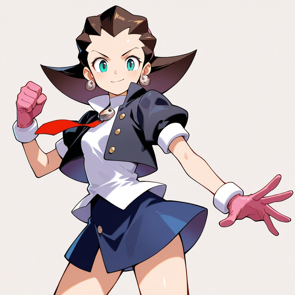 Tron Bonne,  black jacket,  white shirt on Tensor.Art