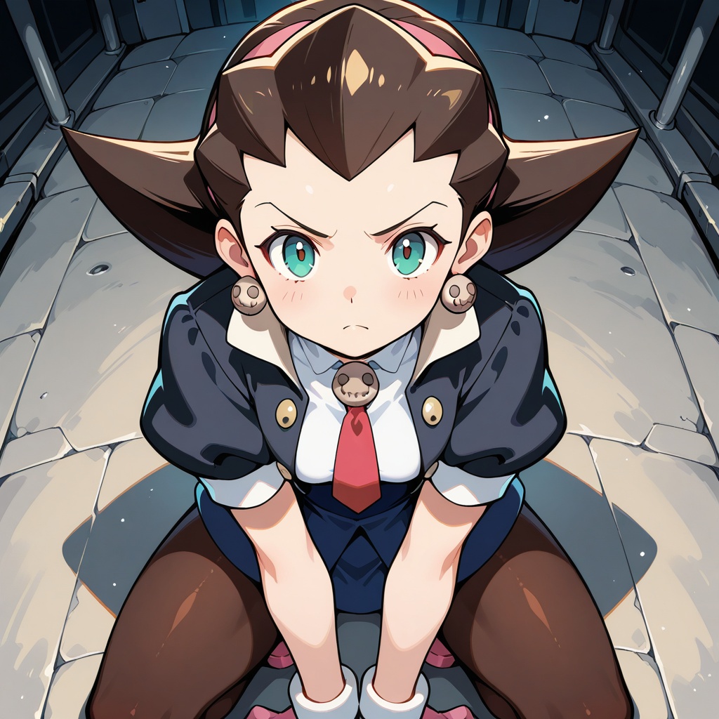 Tron Bonne,  black jacket,  white shirt on Tensor.Art
