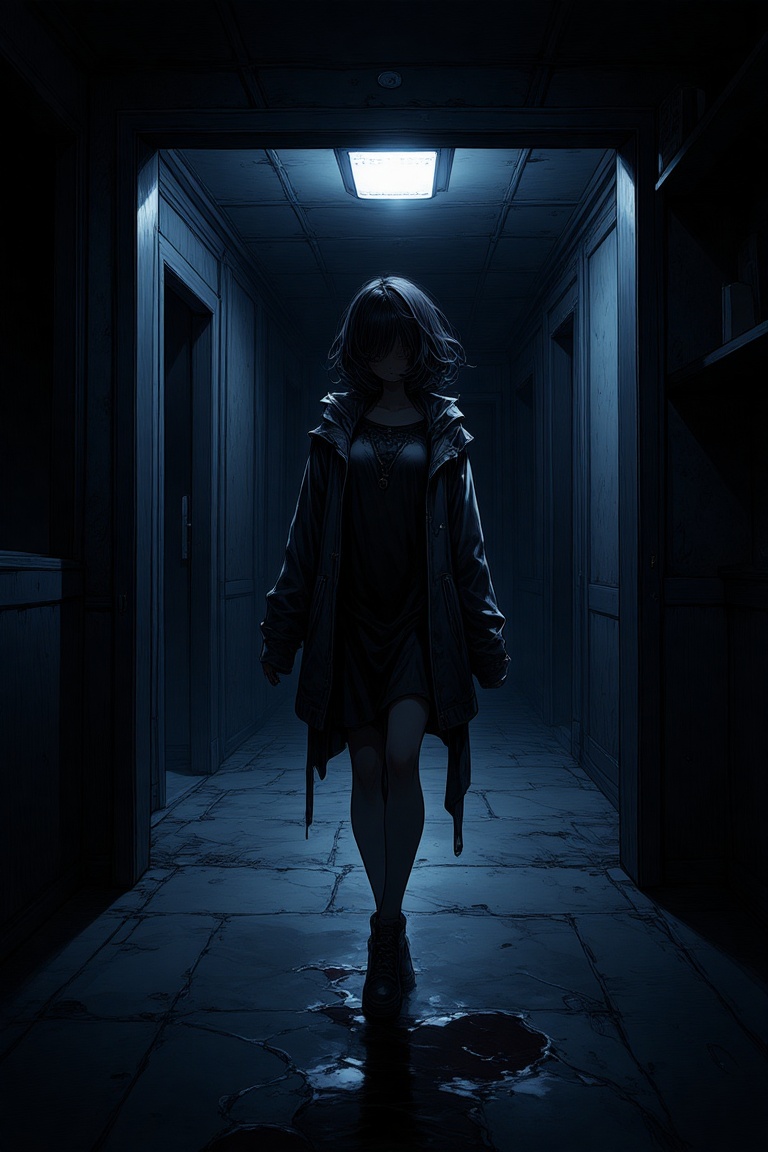 1girl,  Creepy,  horror on Tensor.Art