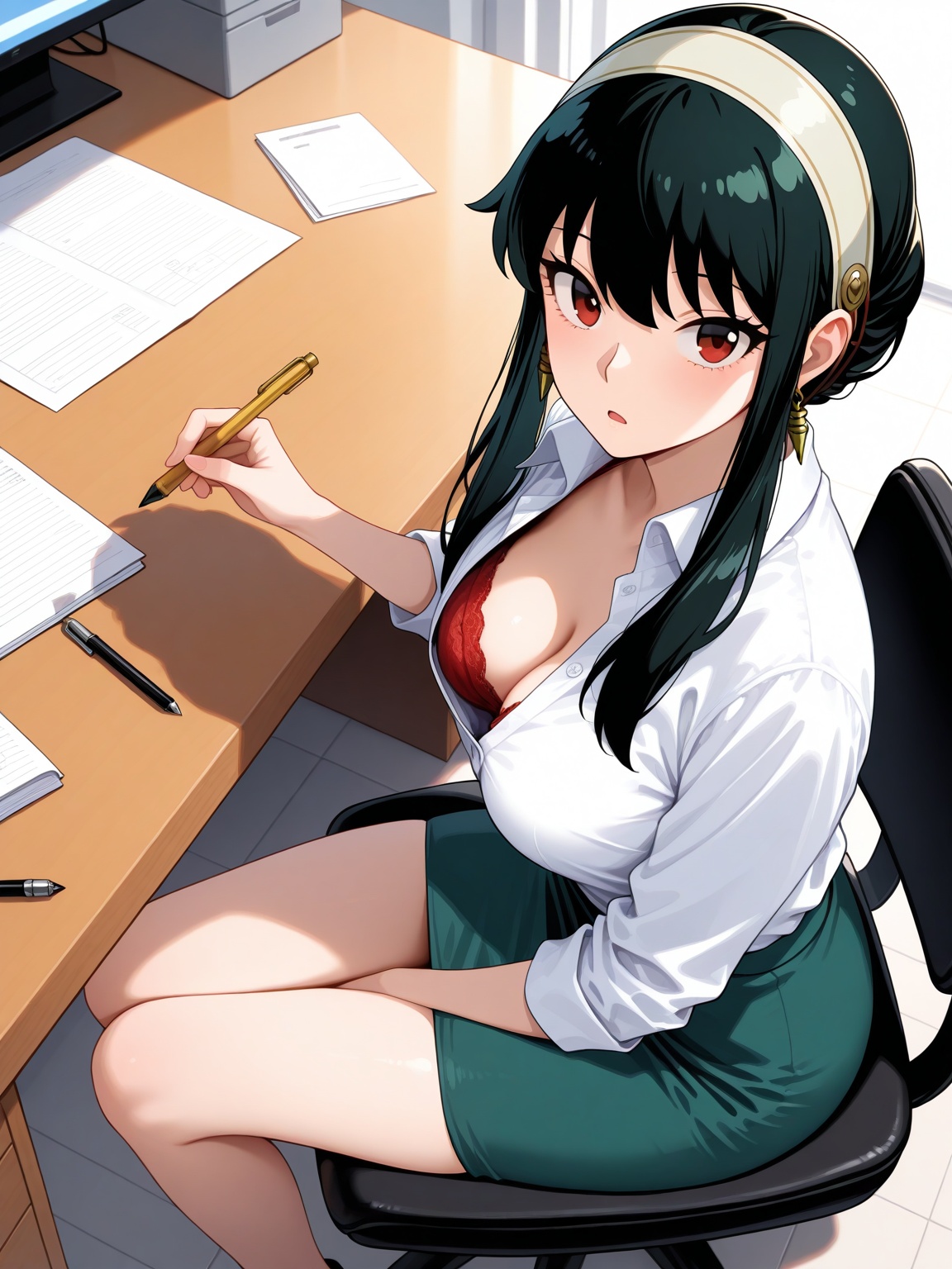 1girl,  from above,  from side on Tensor.Art