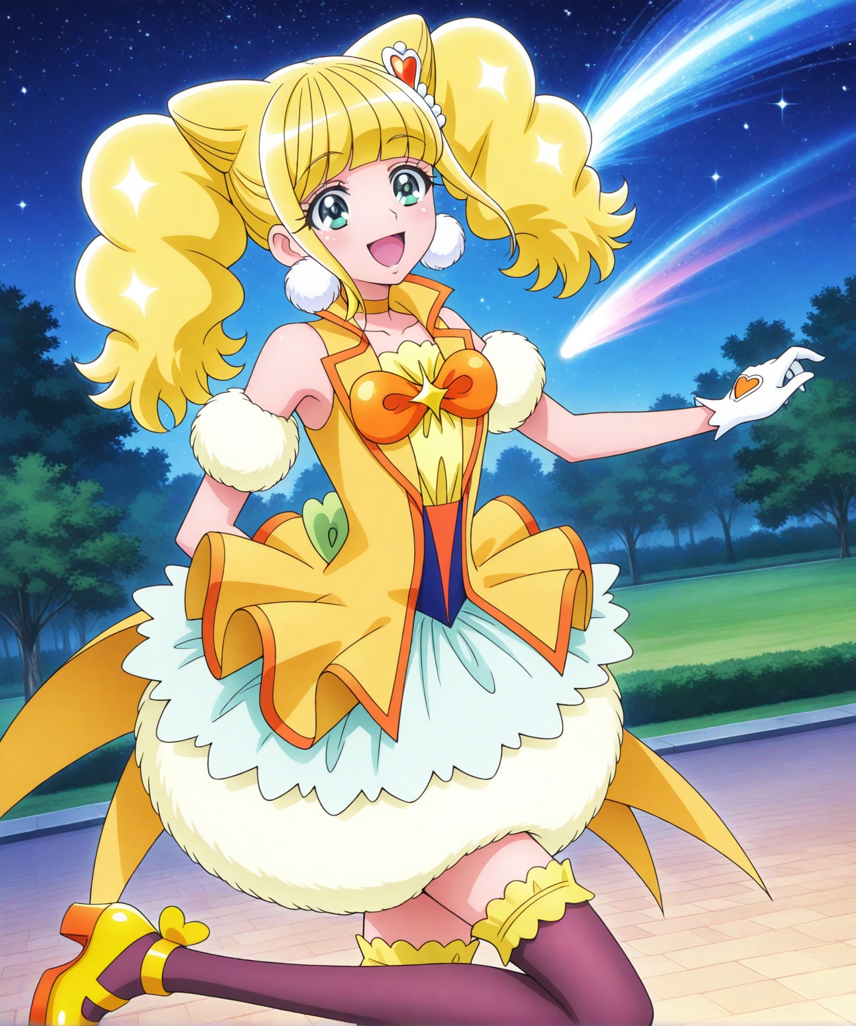 Cure_Sparkle,  gloves,  white_gloves on Tensor.Art