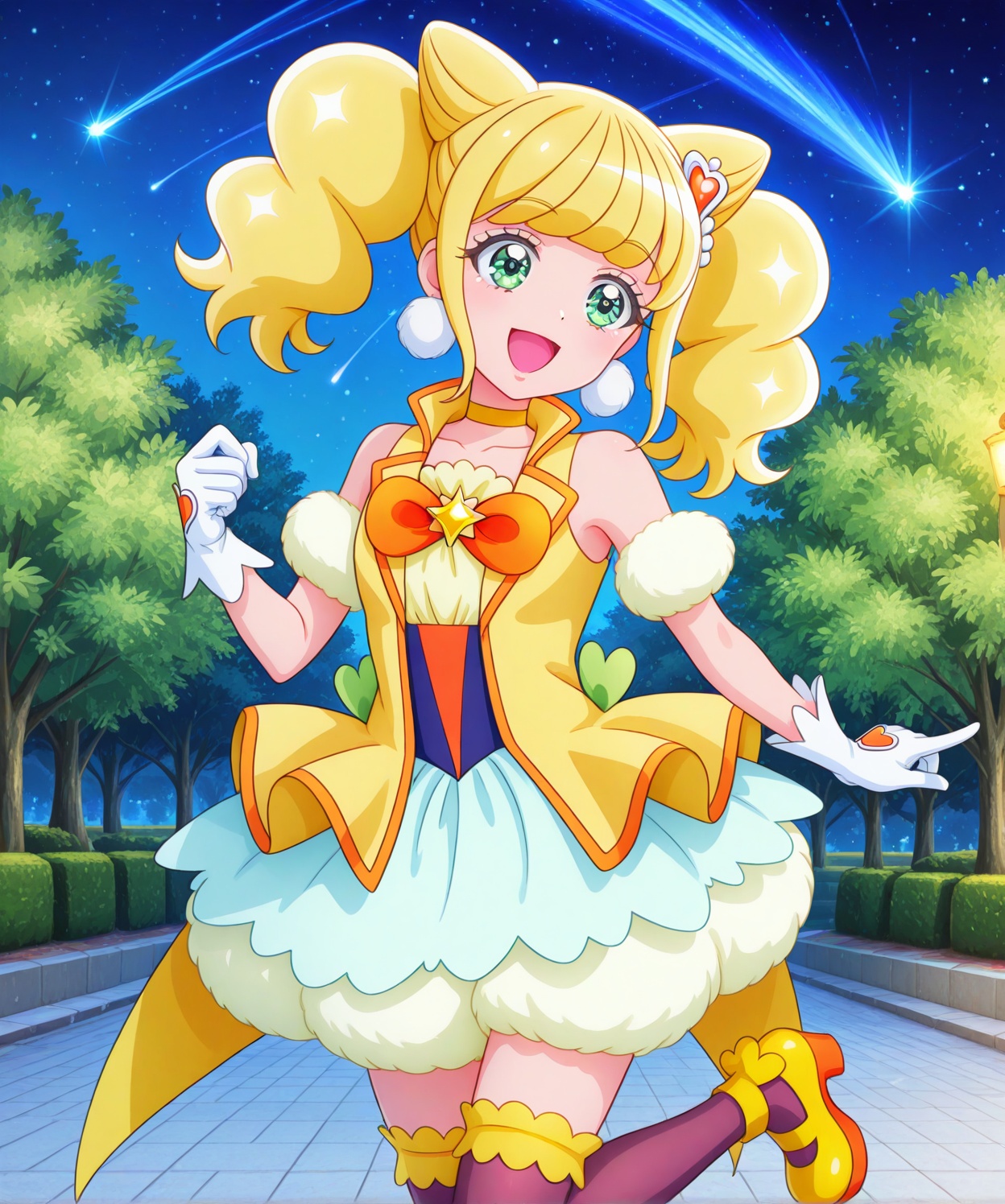 Cure_Sparkle,  gloves,  white_gloves on Tensor.Art