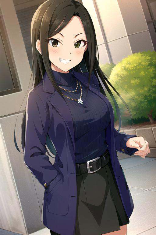 (masterpiece),  mukai takumi,  long hair on Tensor.Art