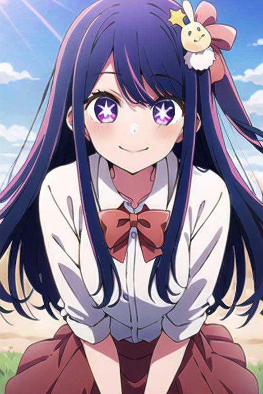 (masterpiece),  hoshino ai,  purple eyes on Tensor.Art