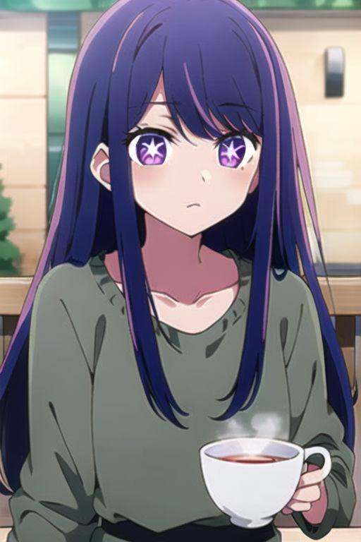 (masterpiece),  hoshino ai,  purple eyes on Tensor.Art