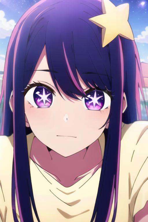 (masterpiece),  hoshino ai,  purple eyes on Tensor.Art