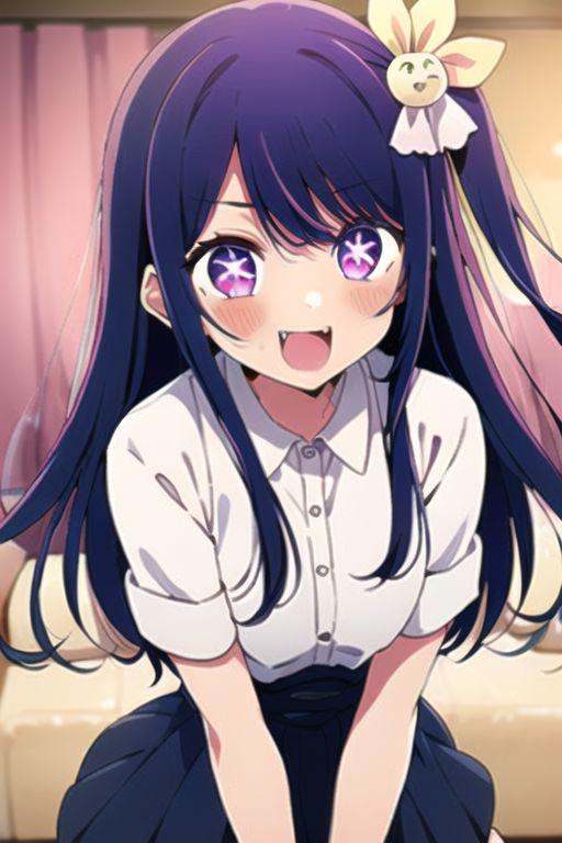 (masterpiece),  hoshino ai,  purple eyes on Tensor.Art