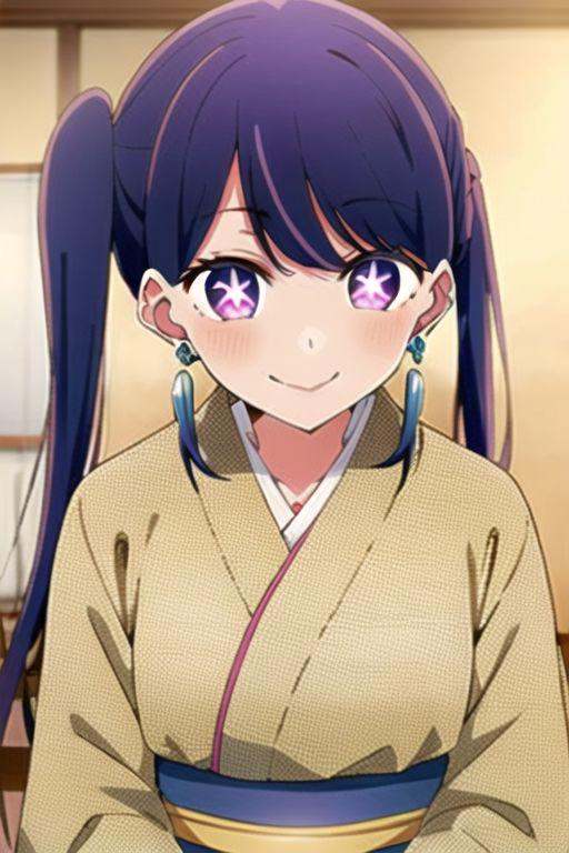 (masterpiece),  hoshino ai,  purple eyes on Tensor.Art