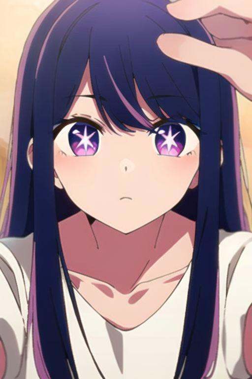 (masterpiece),  hoshino ai,  purple eyes on Tensor.Art