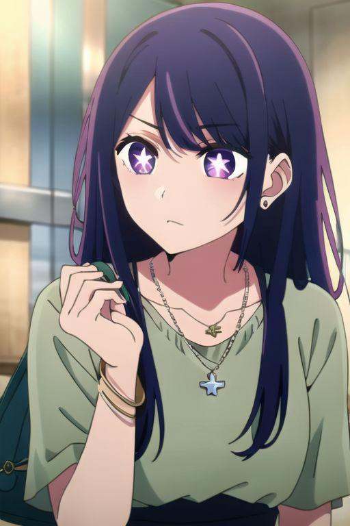 (masterpiece),  hoshino ai,  purple eyes on Tensor.Art