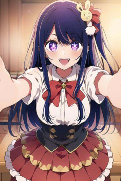 (masterpiece),  hoshino ai,  purple eyes on Tensor.Art