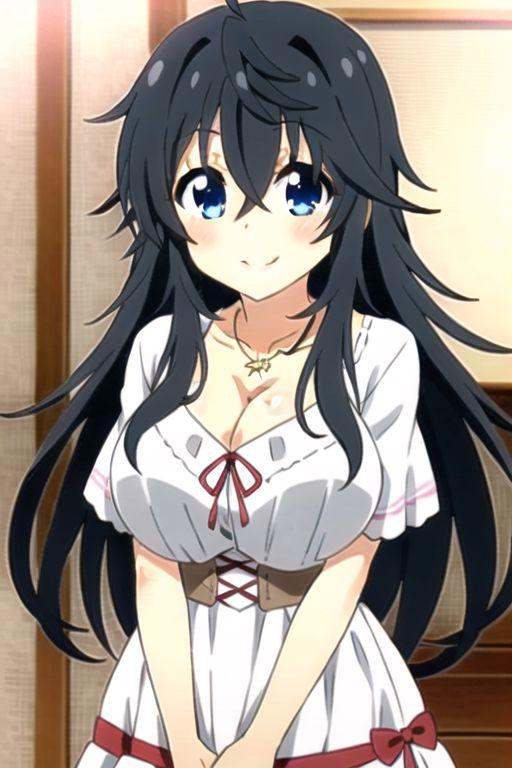 ako tamaki,  long hair,  black hair on Tensor.Art