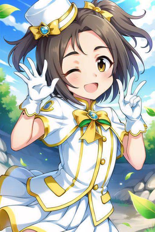 (masterpiece),  yanase miyuki,  short hair on Tensor.Art