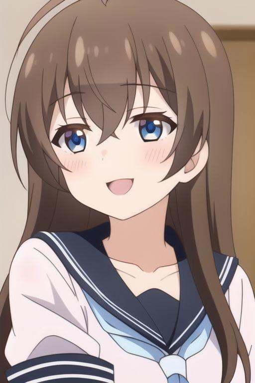 (masterpiece),  fuuka sasaki,  brown hair on Tensor.Art