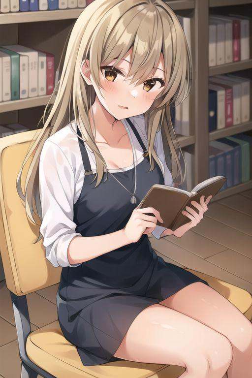 takarai yua,  brown eyes,  long hair on Tensor.Art