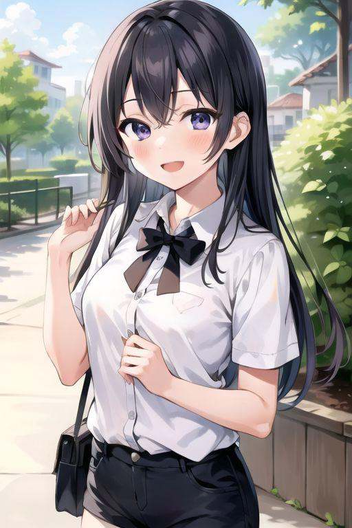 (masterpiece),  yuki suou,  black hair on Tensor.Art
