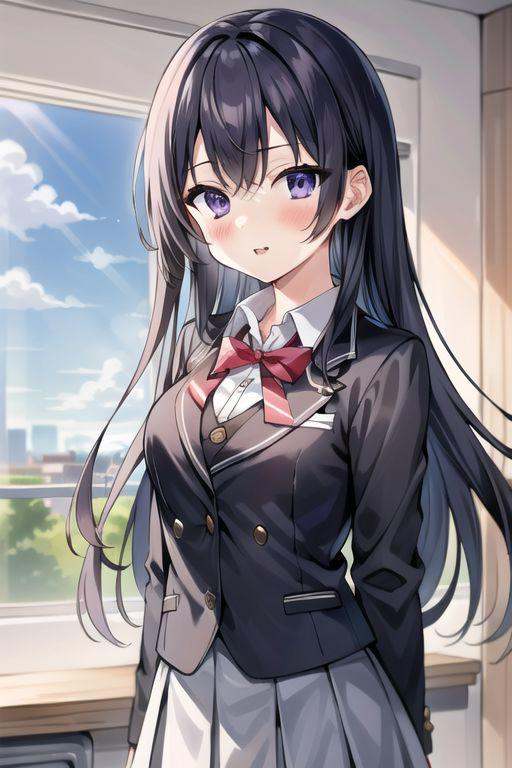 (masterpiece),  yuki suou,  black hair on Tensor.Art