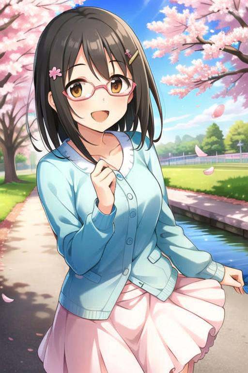 (masterpiece),  kamijou haruna,  brown eyes on Tensor.Art