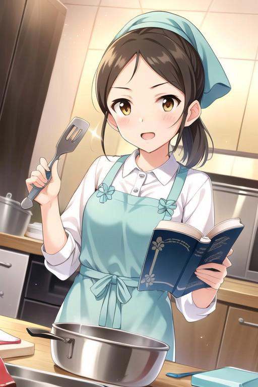 (masterpiece),  ayase honoka,  brown hair on Tensor.Art