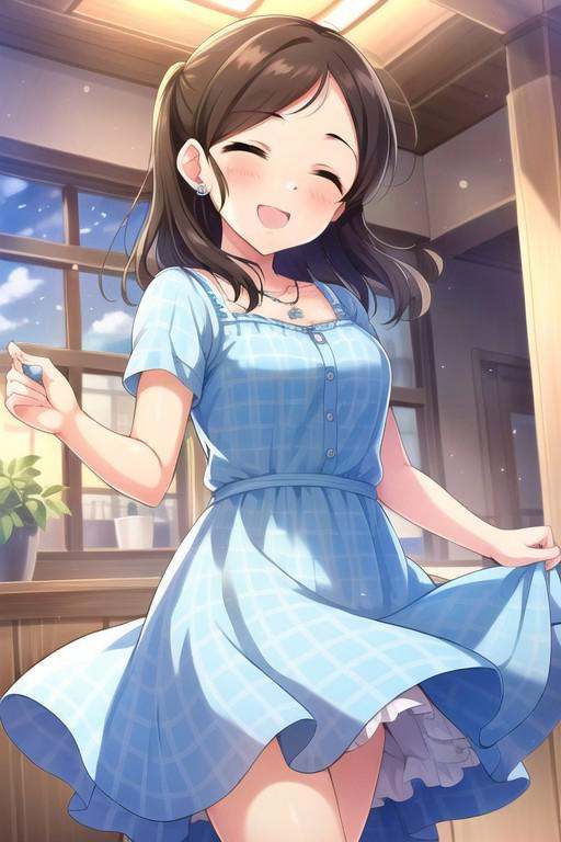(masterpiece),  ayase honoka,  brown hair on Tensor.Art