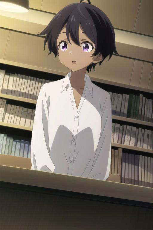 (masterpiece),  yakishio remon,  black hair on Tensor.Art