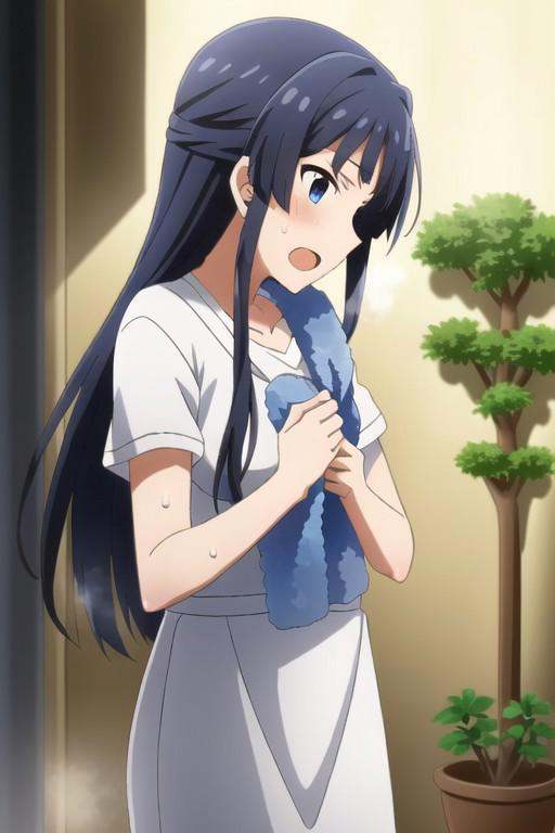 (masterpiece),  mogami shizuka,  long hair on Tensor.Art